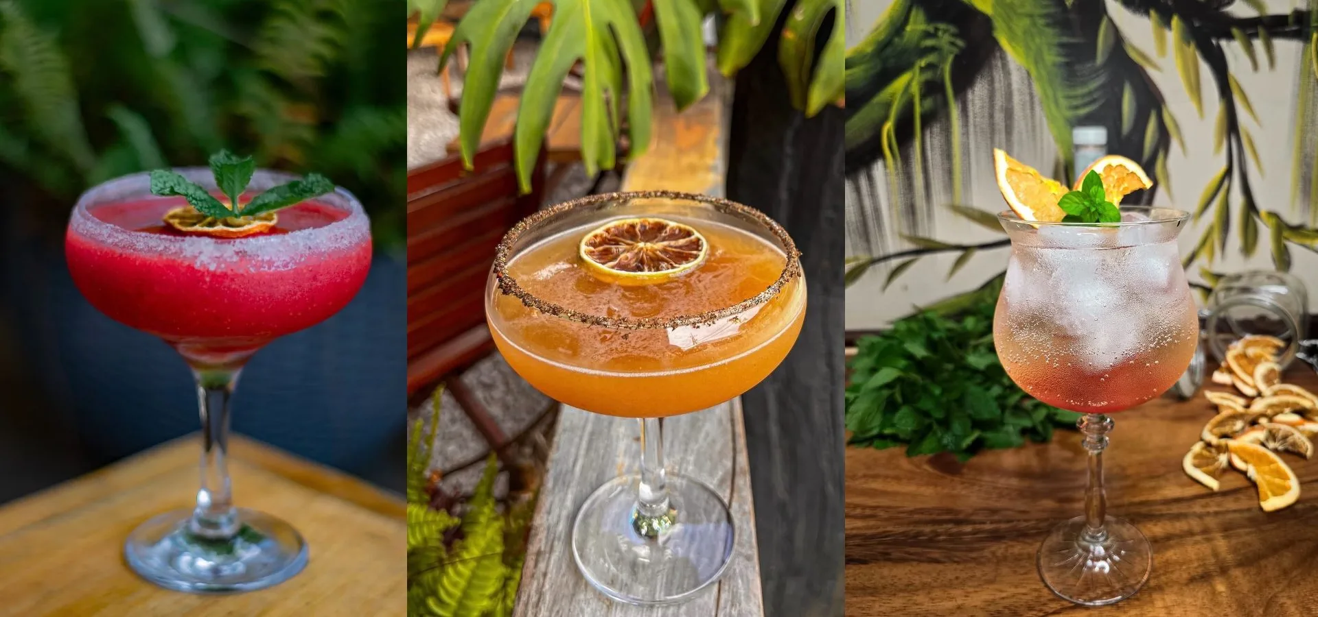 House cocktails served on the Don Luis terrace